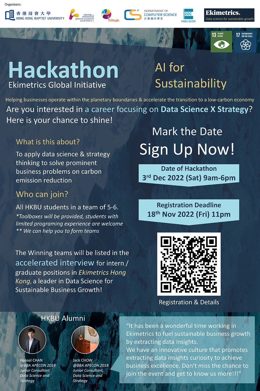 AI for Sustainability Hackathon 2022 (2022 AI4S)