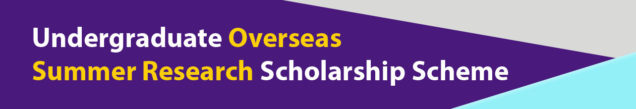UG Overseas Summer Research Scholarship Scheme