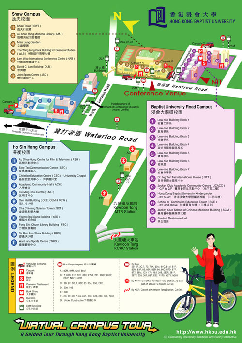 Click the image for a large Conference Venue map