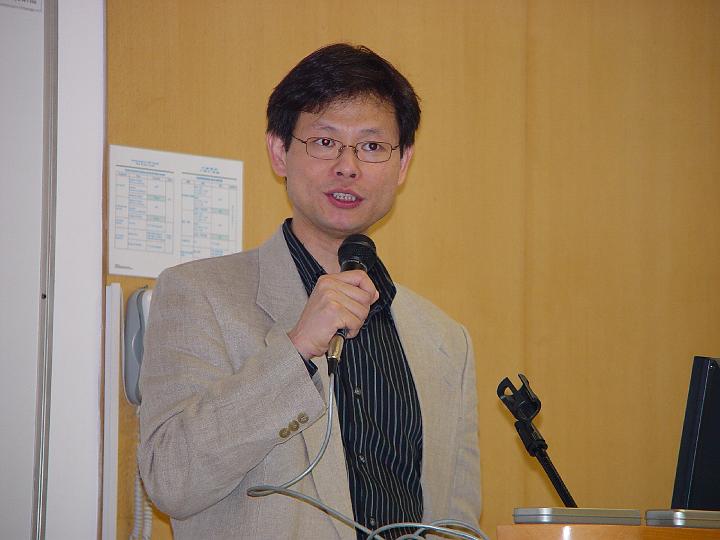 Head, Prof. Jiming Liu, giving an opening address