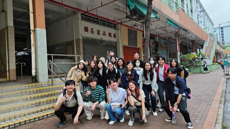DTUP｜Site visit at Nam Shan Estate with Nanyang Polytechnic students