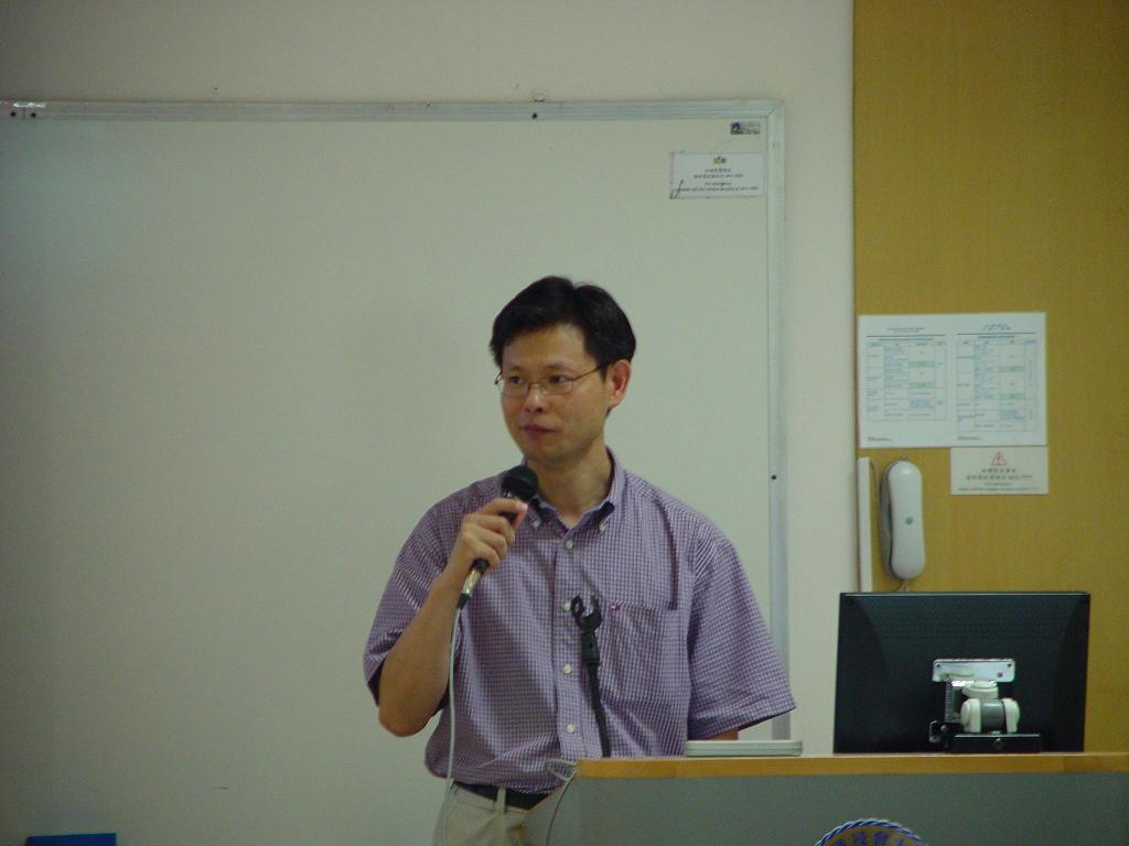 Head, Prof. Jiming Liu, giving an opening address