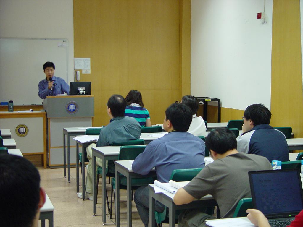 Prof. A.K. Jain giving us an invited talk